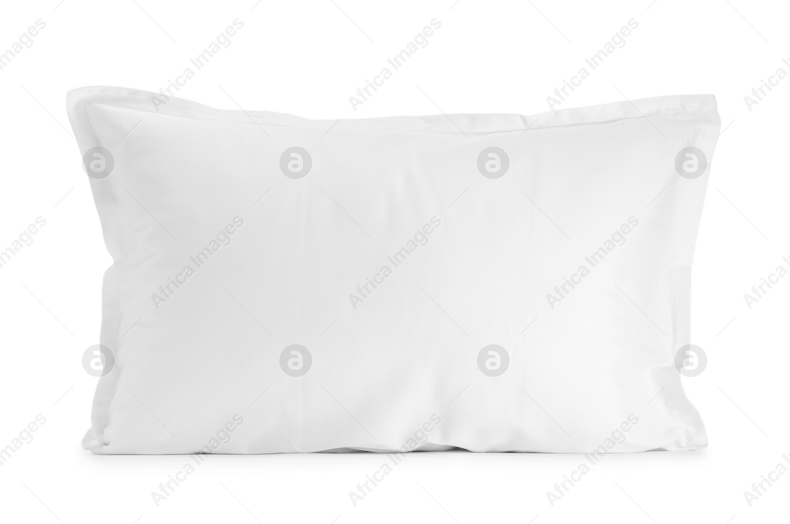 Photo of One new soft pillow isolated on white