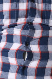 Photo of Man wearing tight shirt, closeup view. Overweight problem