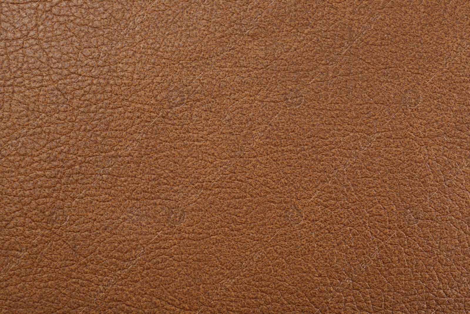 Photo of Light brown leather as background, top view