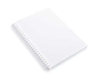 Photo of Blank paper brochure isolated on white. Mockup for design