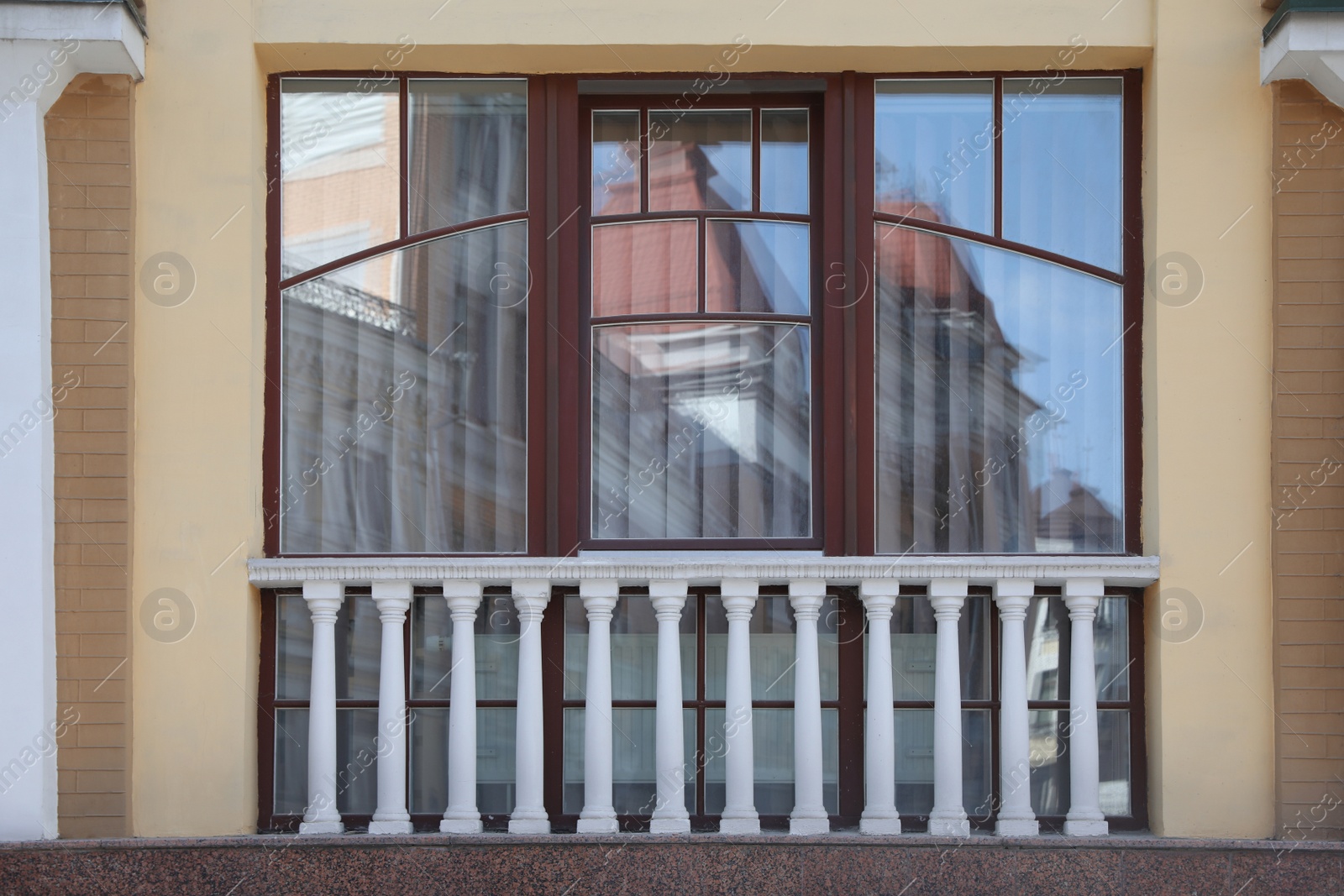 Photo of Wall of building with large stylish window