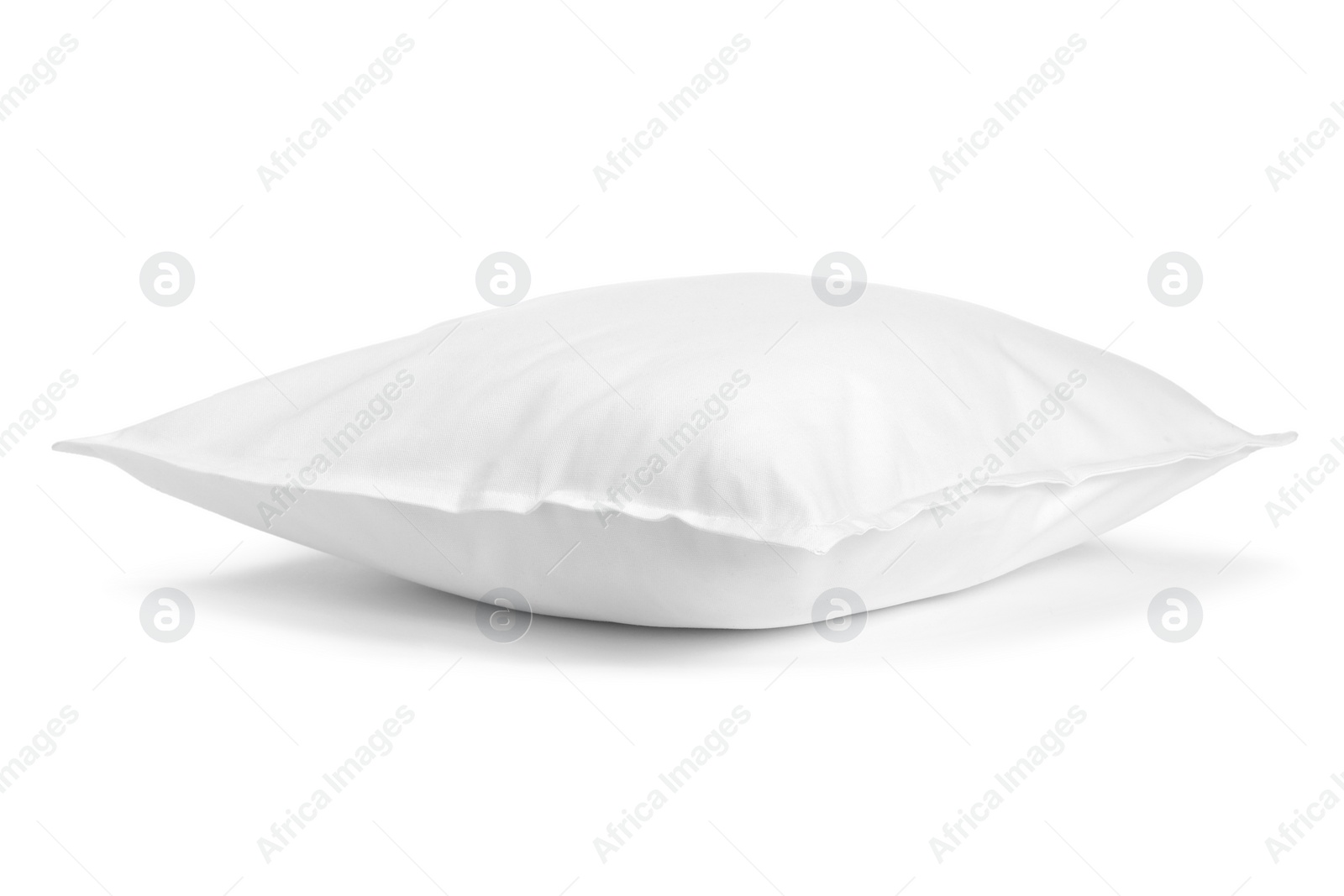 Photo of One new soft pillow isolated on white