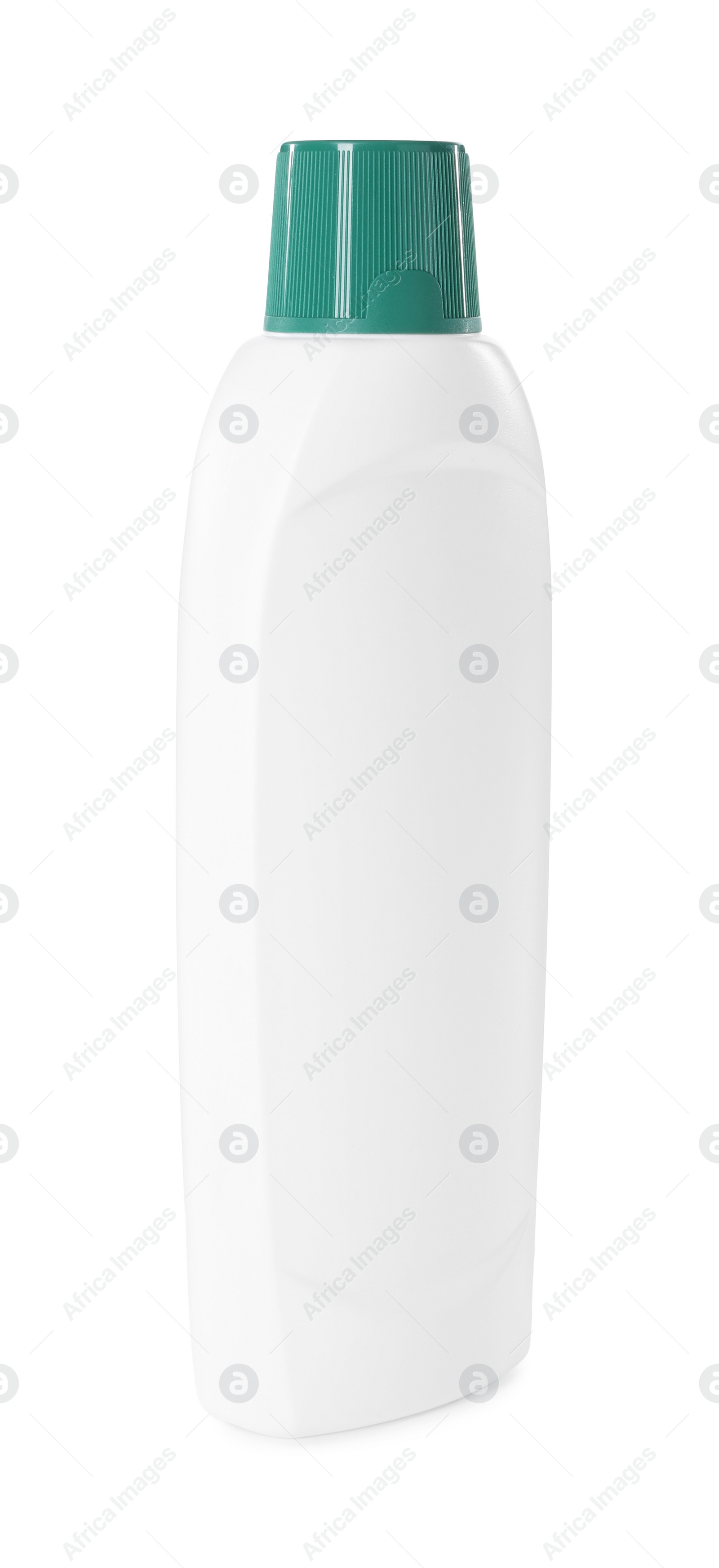 Photo of Bottle of cleaning product isolated on white