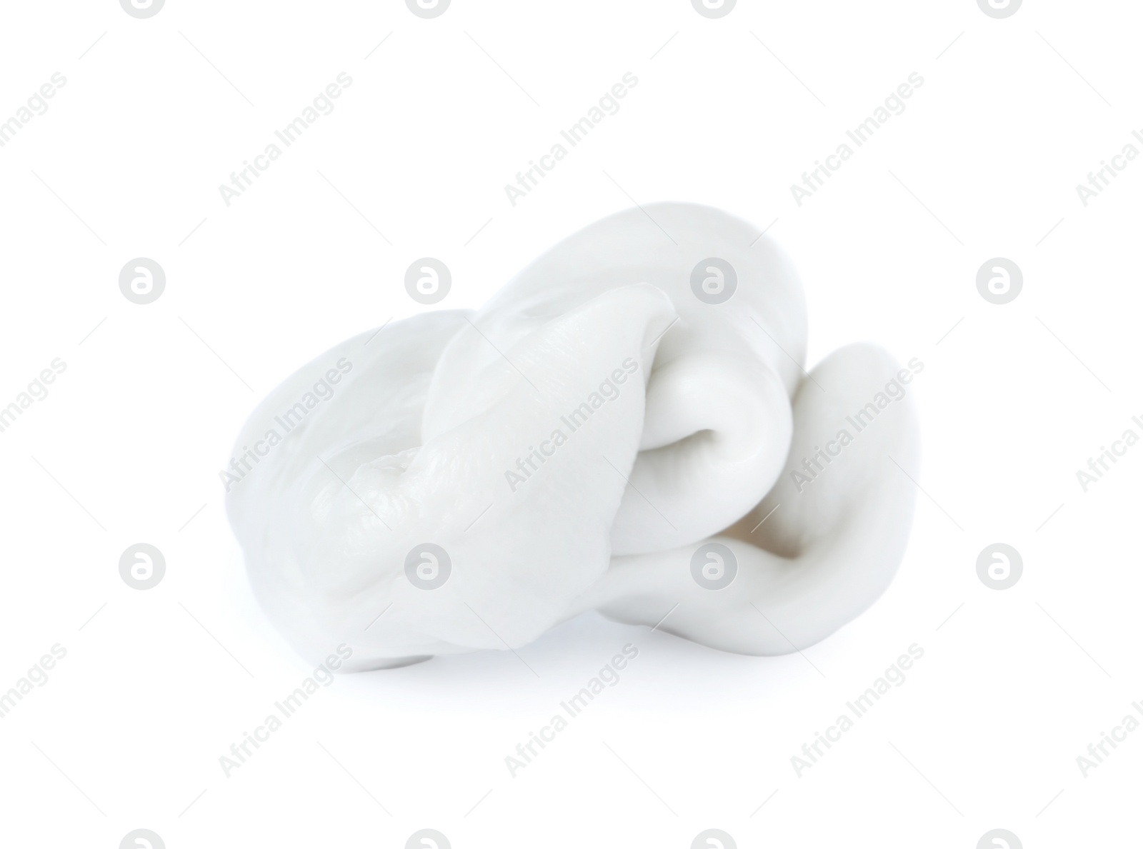 Photo of One used chewing gum on white background