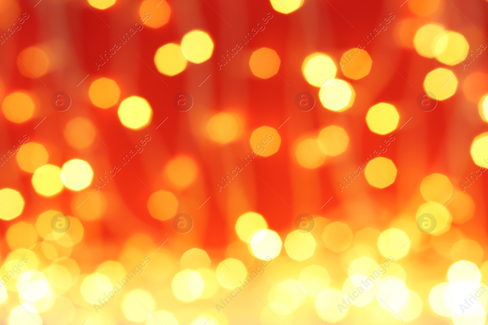 Photo of Blurred view of beautiful Christmas lights. Festive background