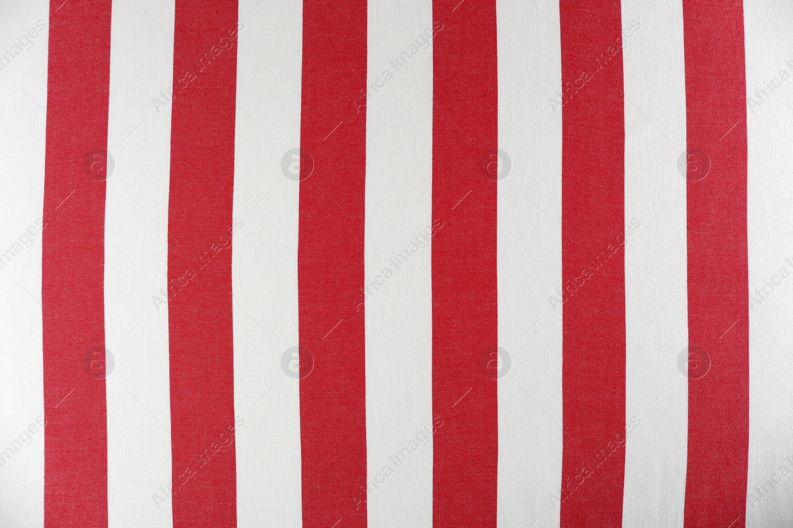 Photo of Striped beach towel as background, top view