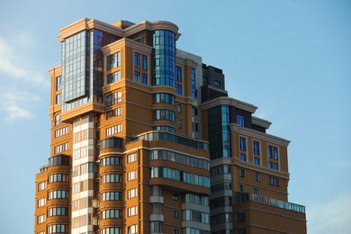 Photo of Beautiful view of modern building on sunny day
