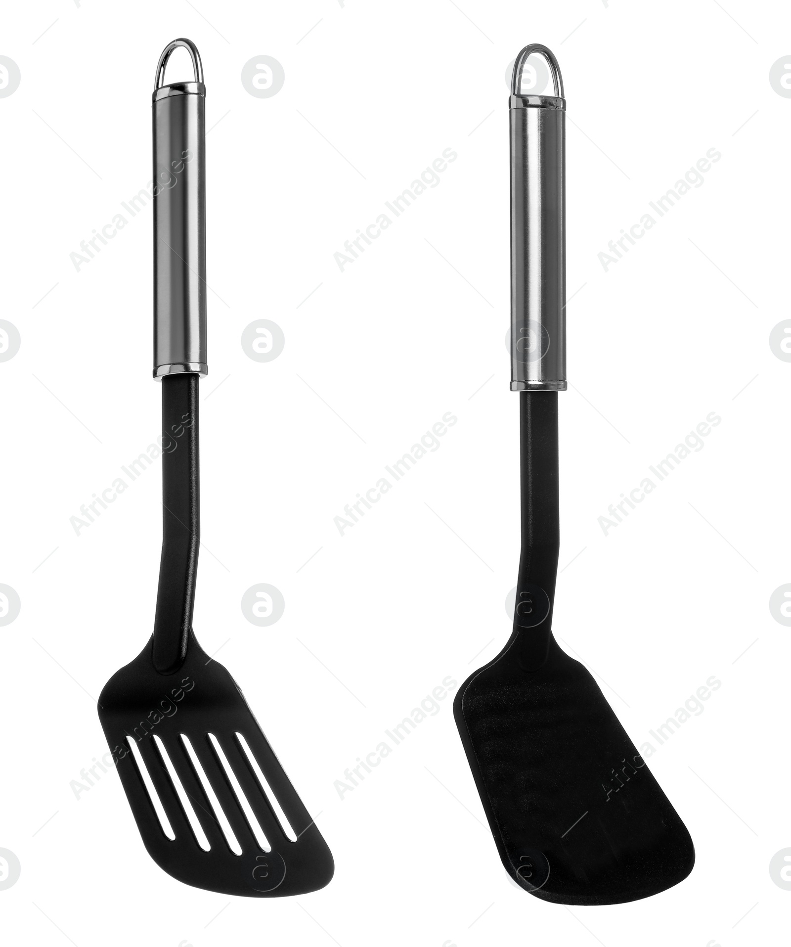 Image of Two spatulas isolated on white. Cooking utensil