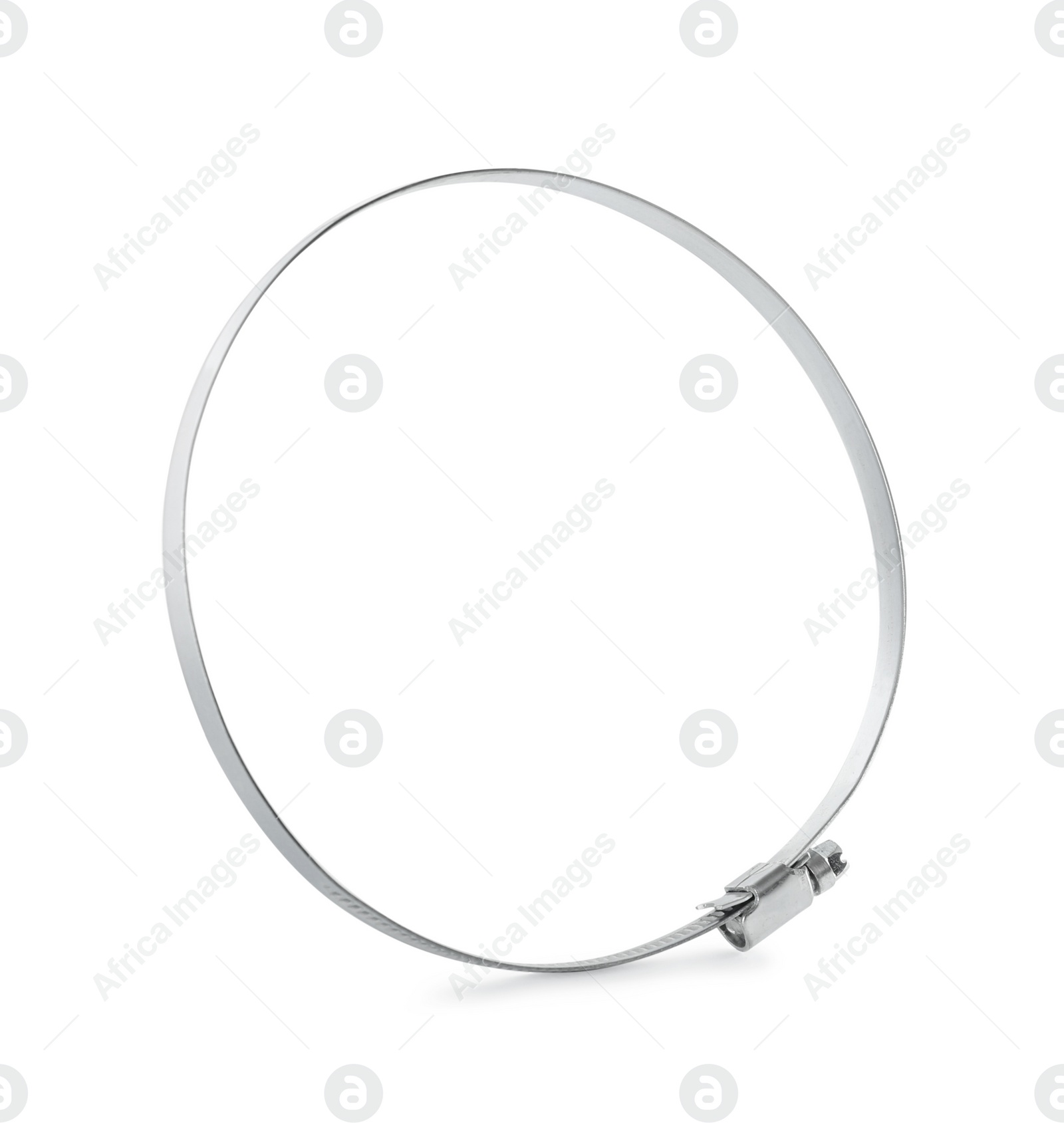 Photo of Adjustable ring for home ventilation system isolated on white