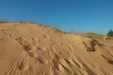 Photo of Picturesque view of desert on sunny day