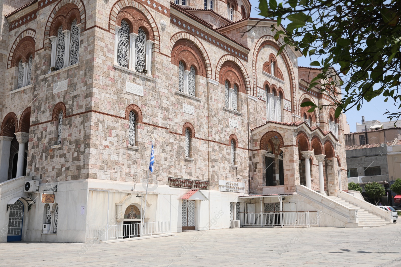 Photo of Athens, Greece - May 25, 2022: Beautiful view on Church of Holy Trinity outdoors