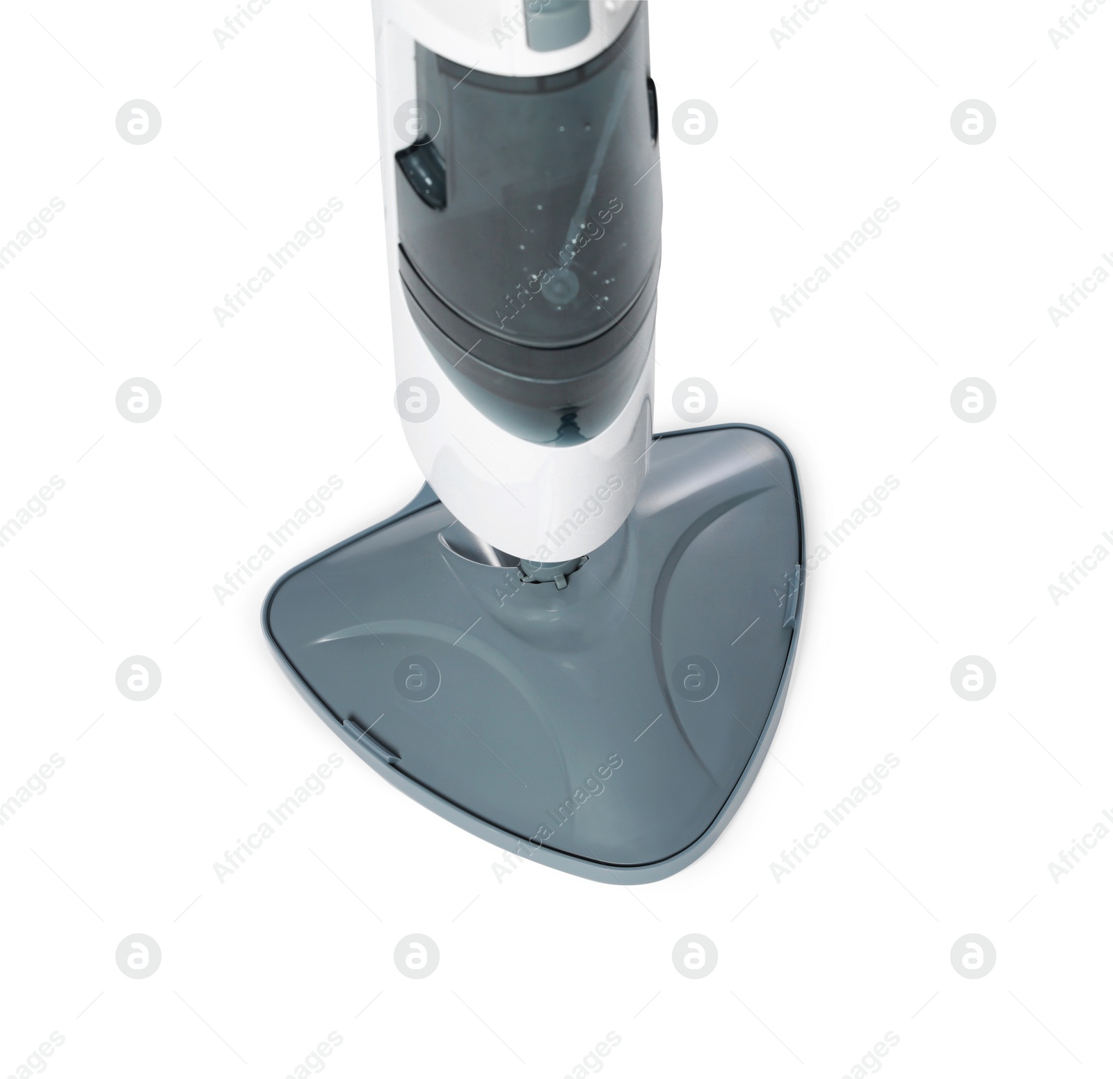 Photo of One modern steam mop isolated on white