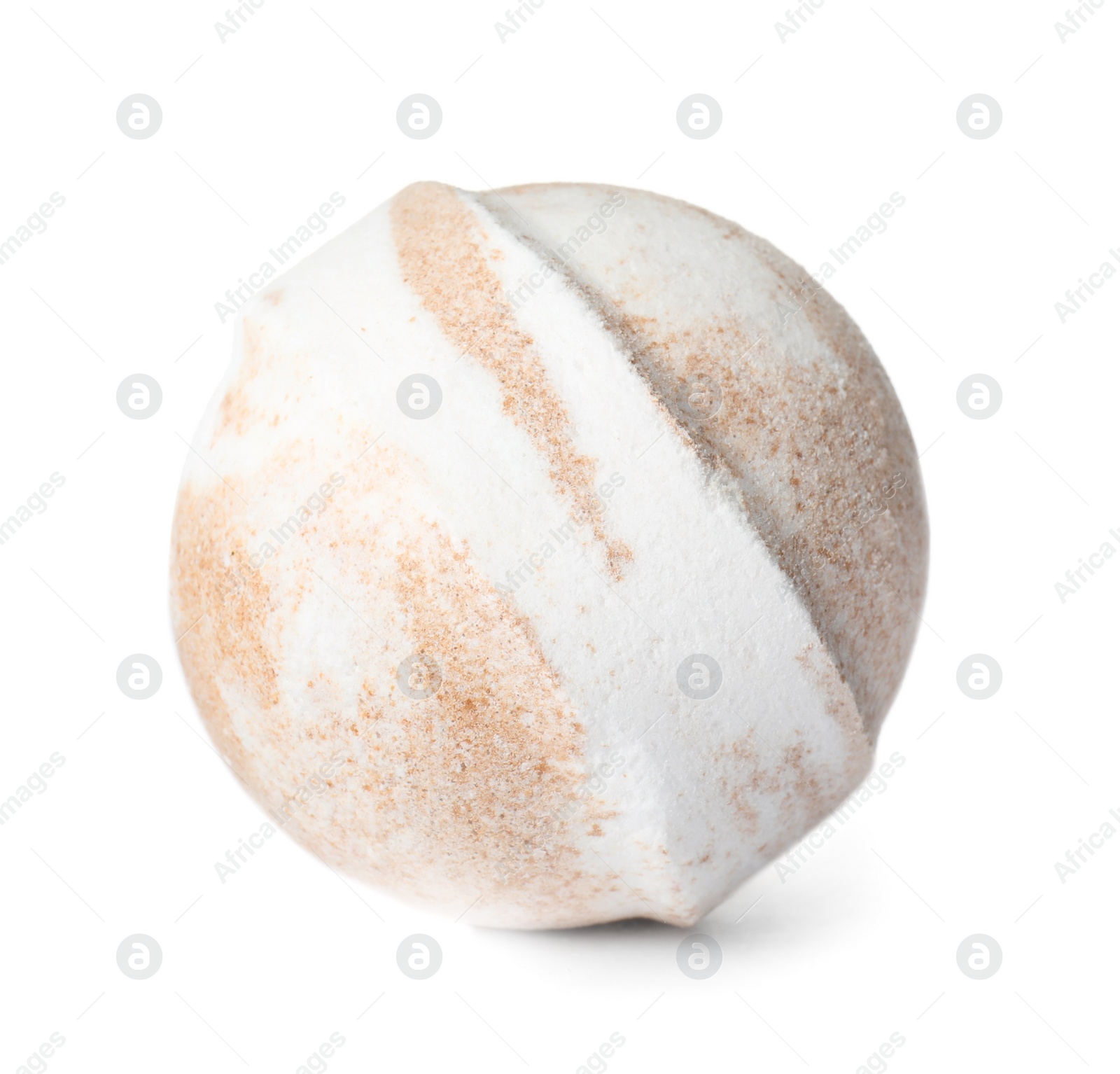 Photo of Bath bomb on white background. Spa product