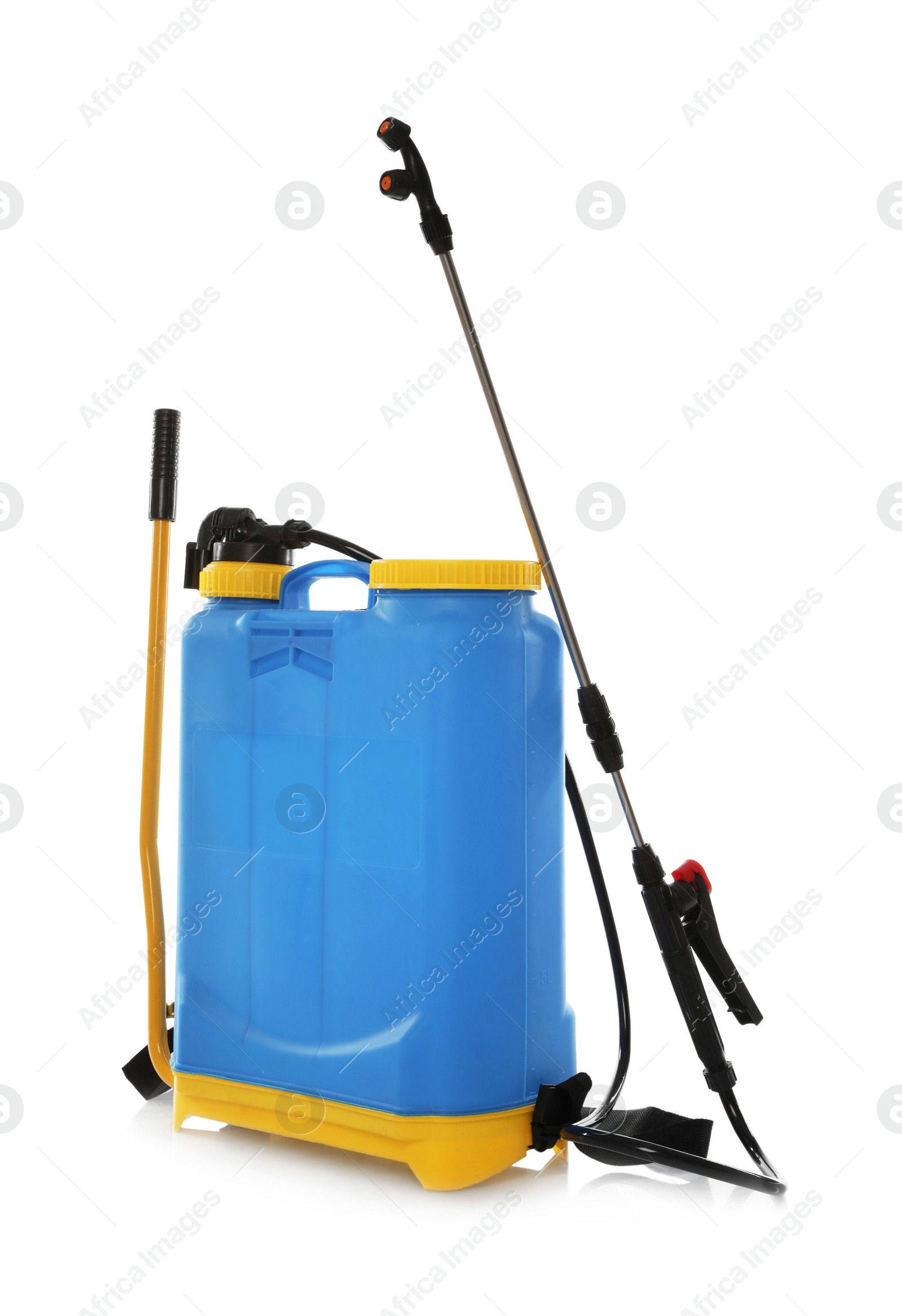 Photo of Manual insecticide sprayer isolated on white. Pest control