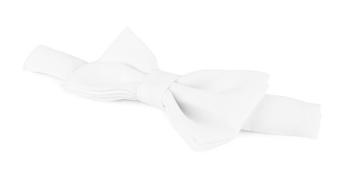 Stylish elegant bow tie isolated on white