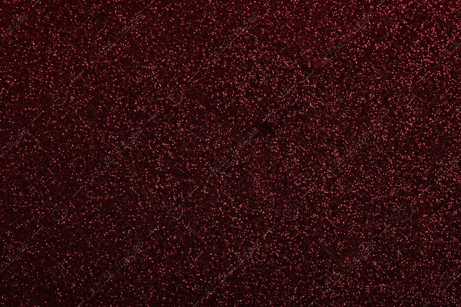 Photo of Beautiful shiny burgundy glitter as background, closeup