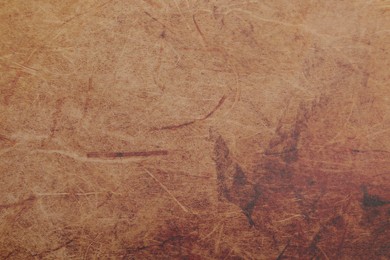 Texture of parchment paper as background, closeup