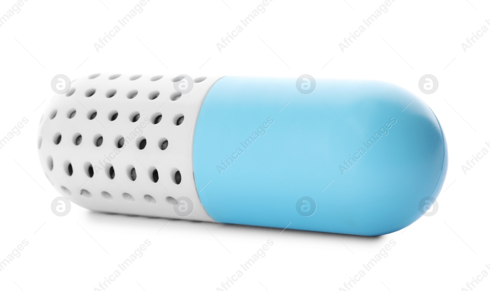 Photo of Capsule shoe freshener on white background