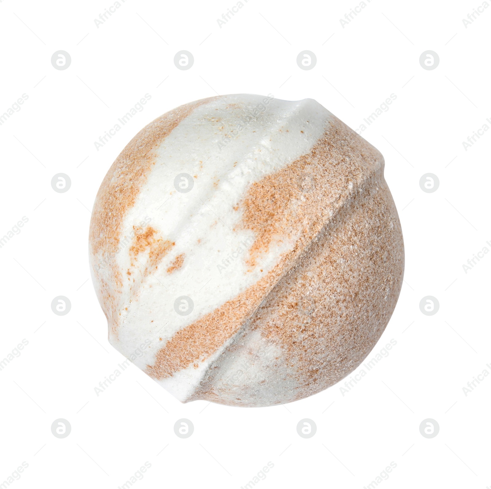 Photo of Bath bomb on white background. Spa product