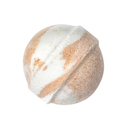 Bath bomb on white background. Spa product