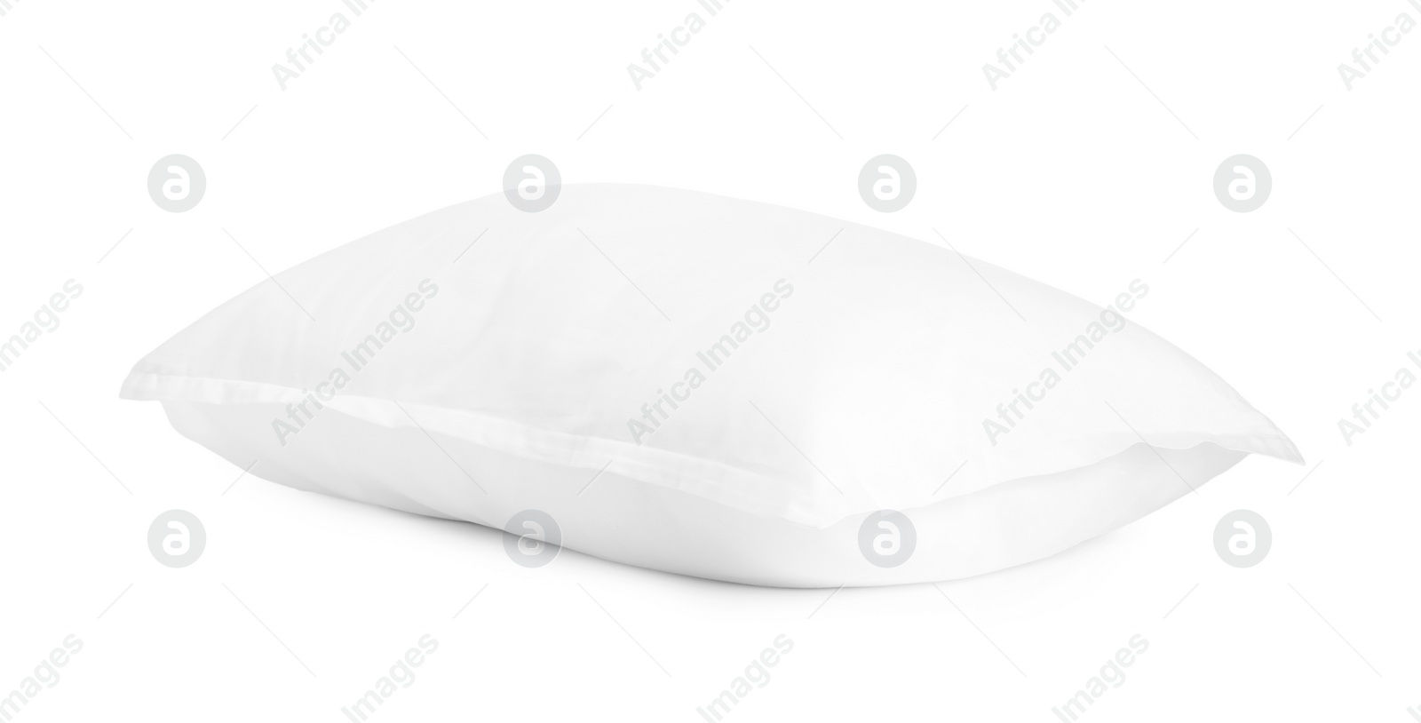 Photo of One new soft pillow isolated on white