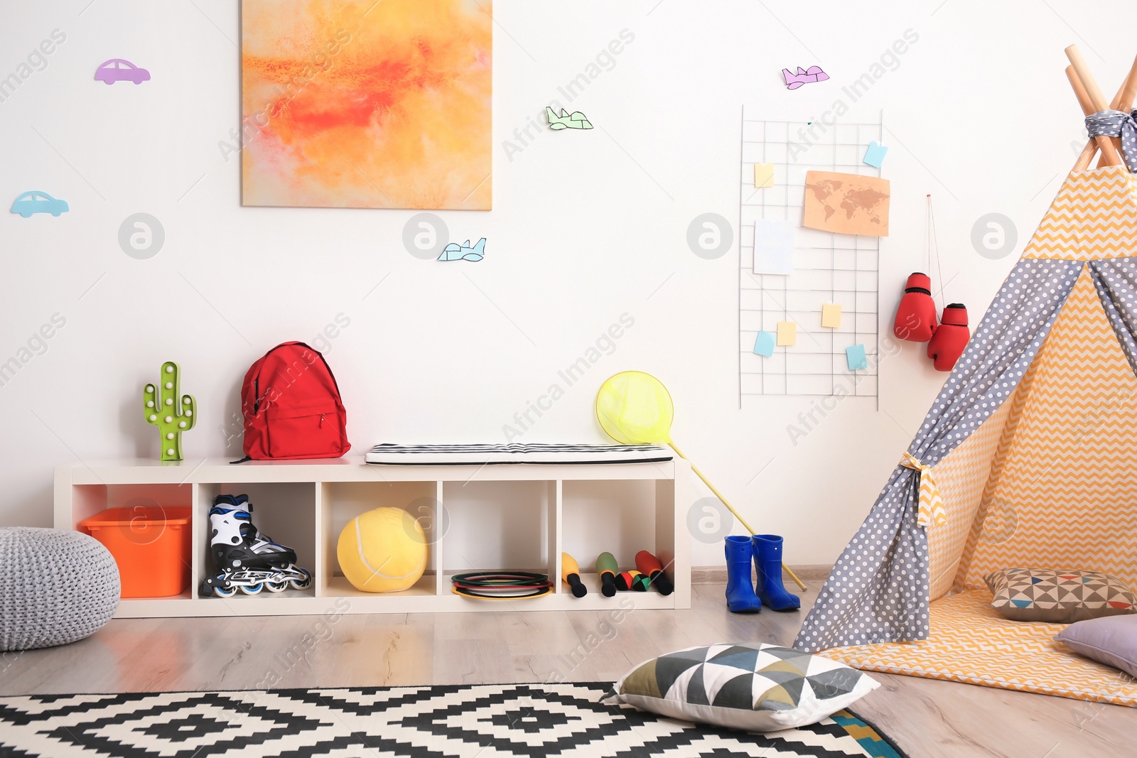 Photo of Modern room interior for child
