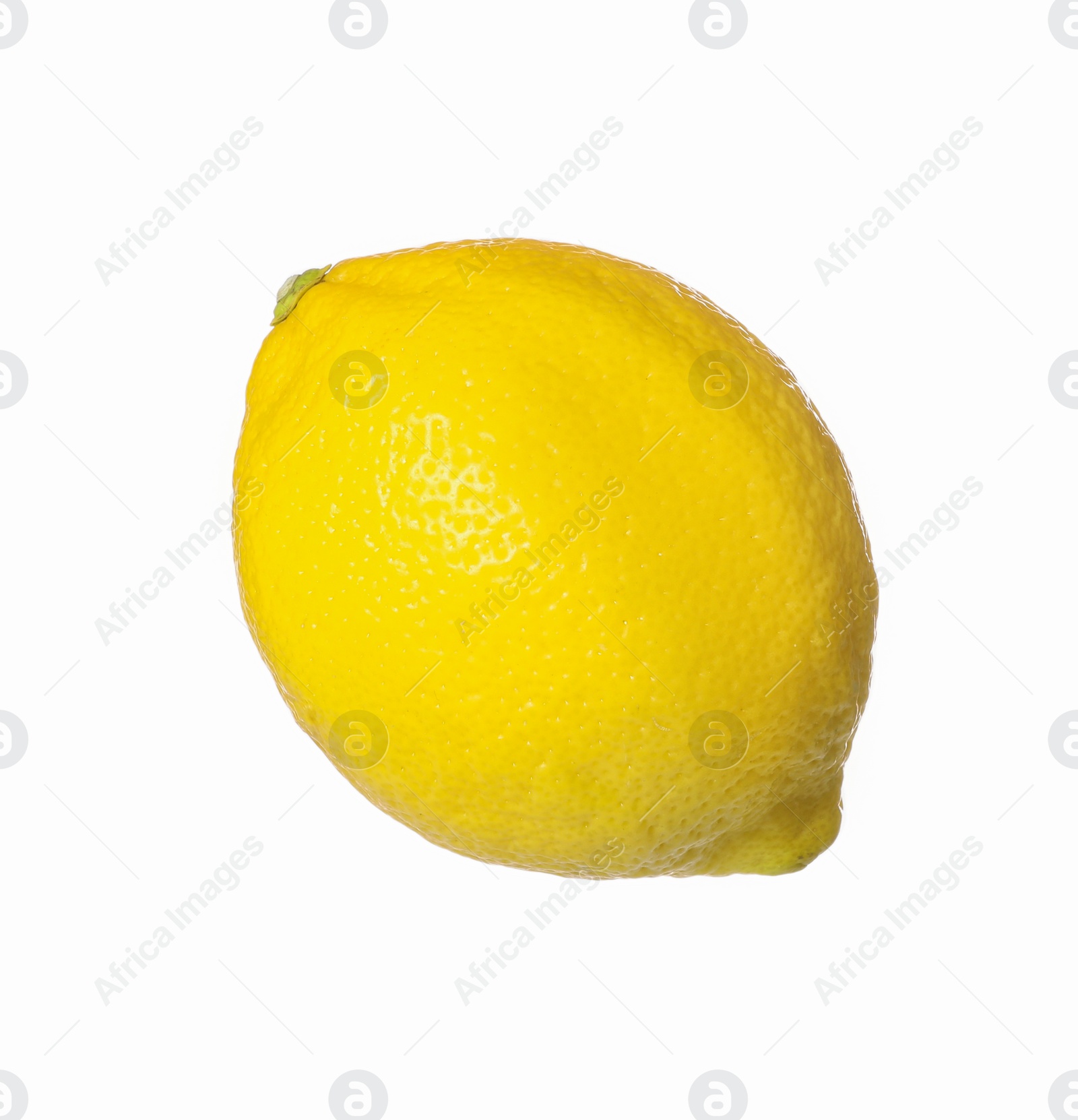 Photo of Fresh ripe whole lemon isolated on white