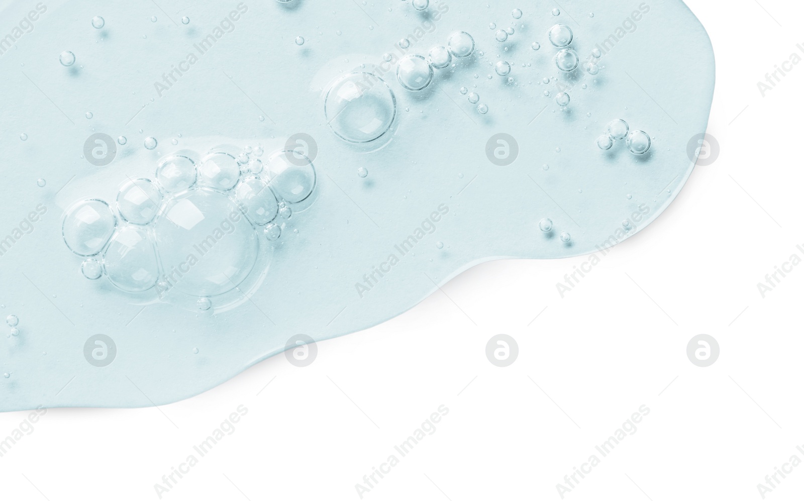 Image of Serum on white background, top view. Skin care product