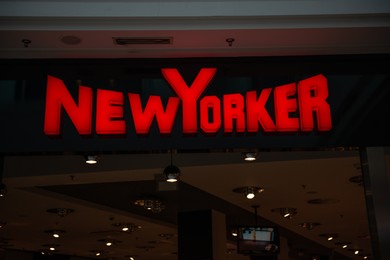 Siedlce, Poland - July 26, 2022: New Yorker clothing store in shopping mall