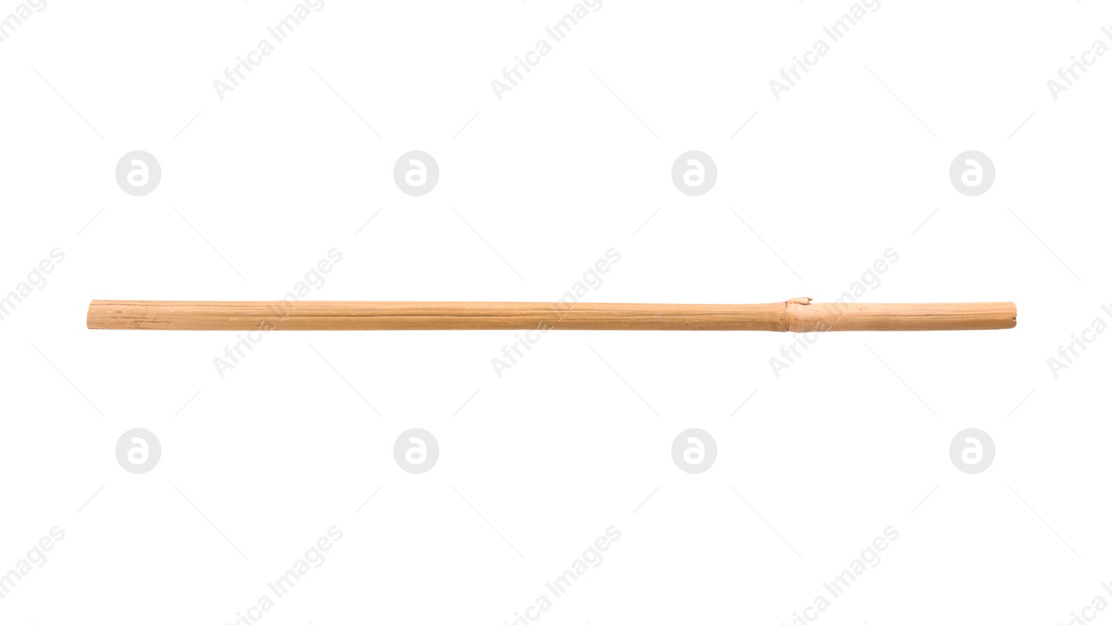 Photo of Dry bamboo stick on white background