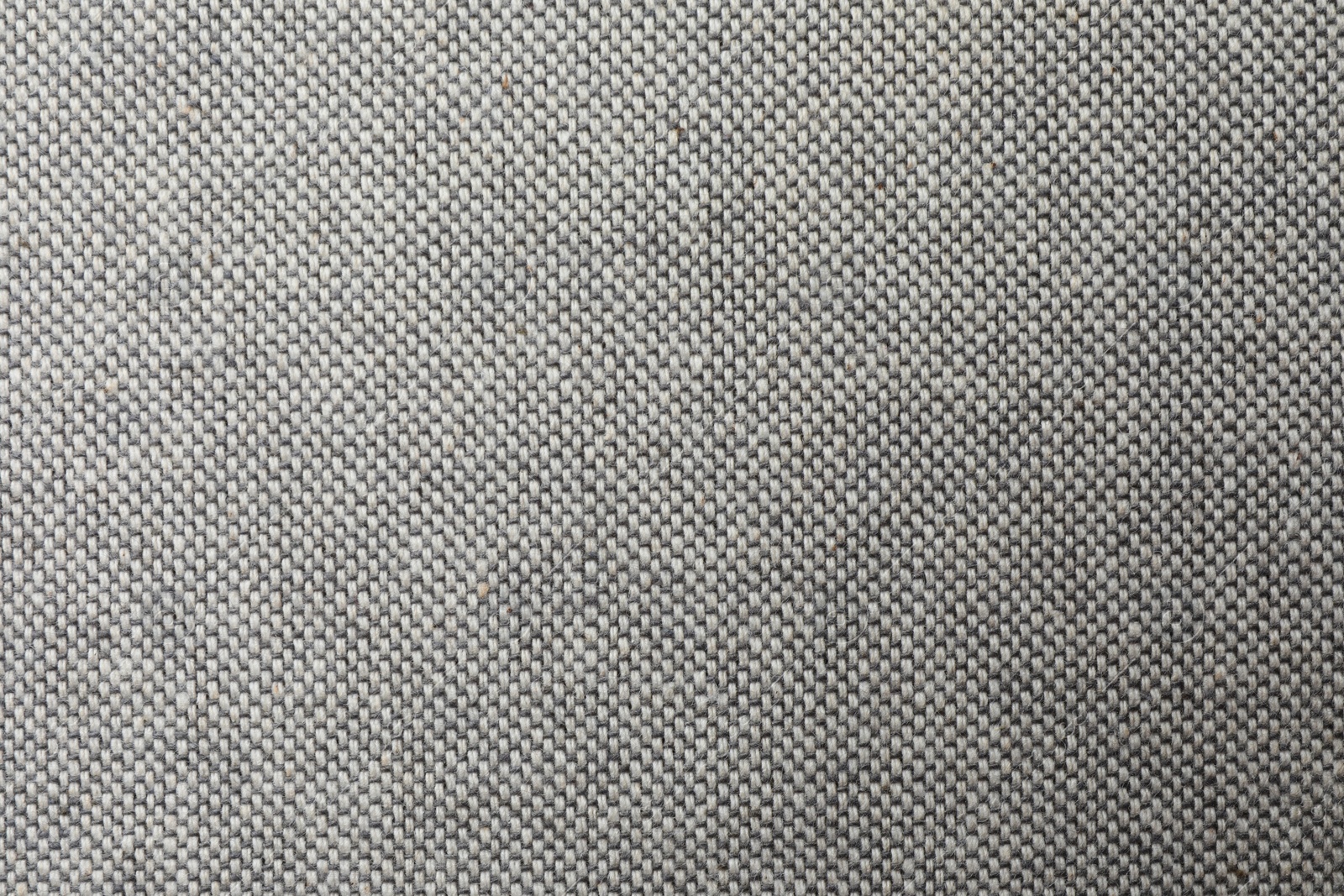 Photo of Texture of grey fabric as background, top view