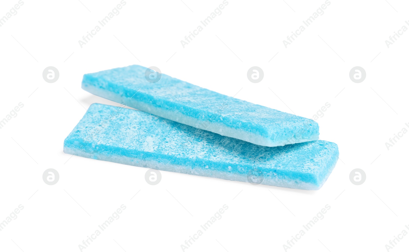 Photo of Sticks of tasty bubble gums isolated on white