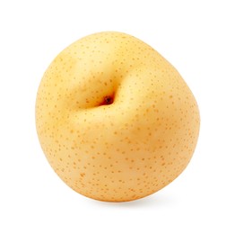 Photo of Fresh ripe apple pear isolated on white