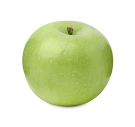 Photo of Whole ripe green apple isolated on white