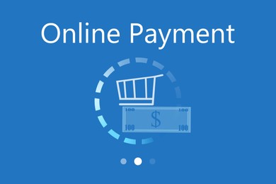 Illustration of Interface of application for online payment, illustration