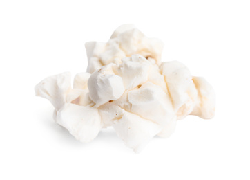 Photo of Tasty fresh pop corn isolated on white