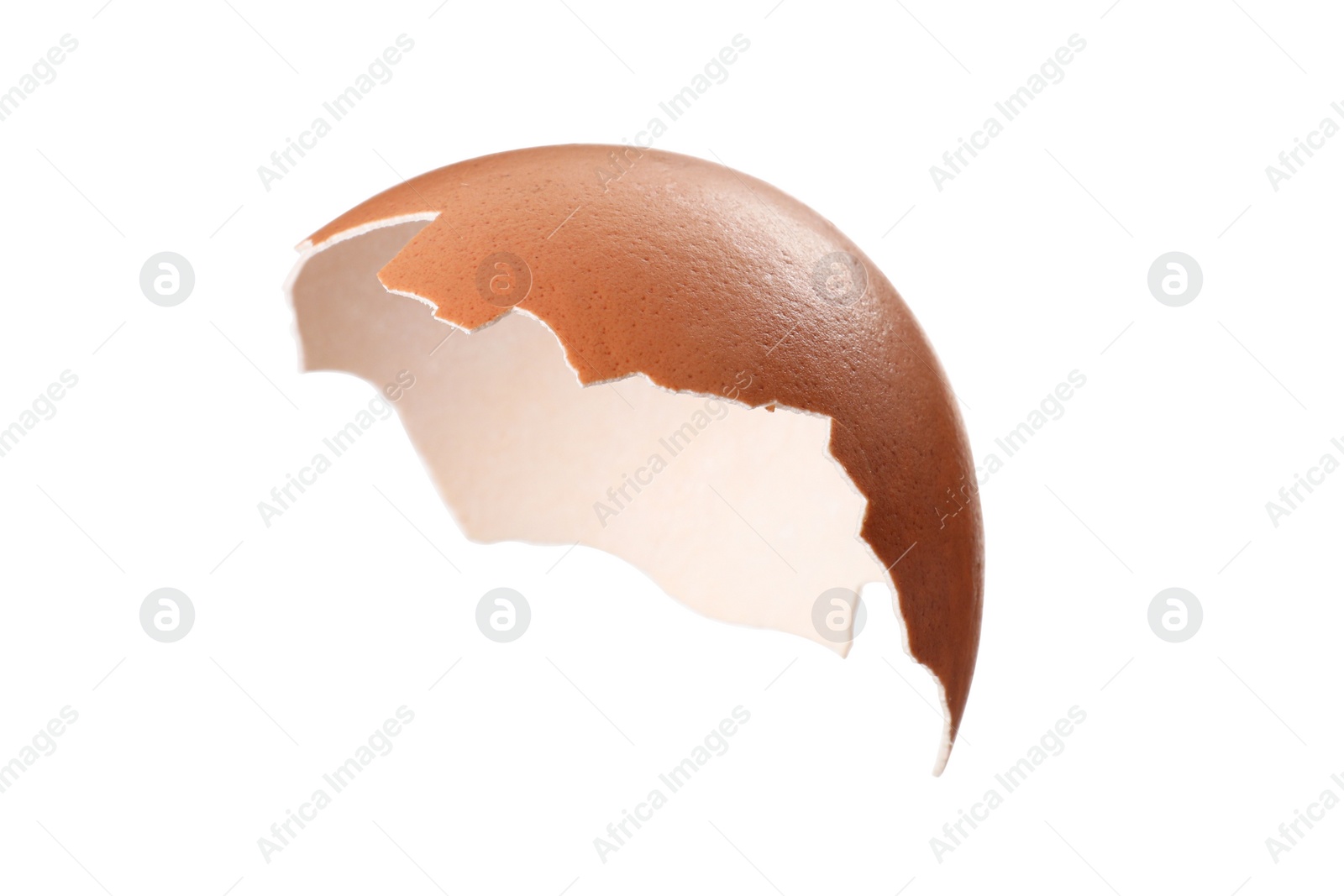 Photo of Shell of egg isolated on white background