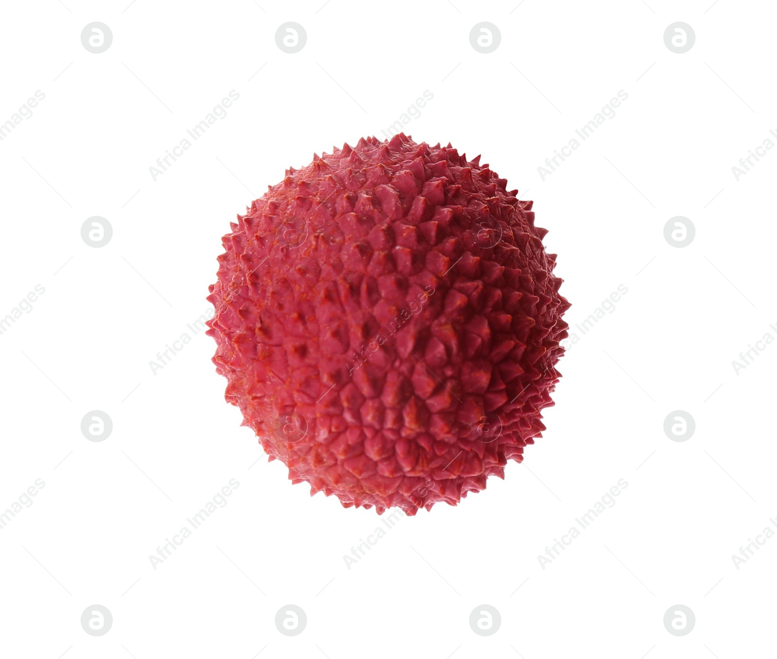 Photo of Whole ripe lychee fruit isolated on white