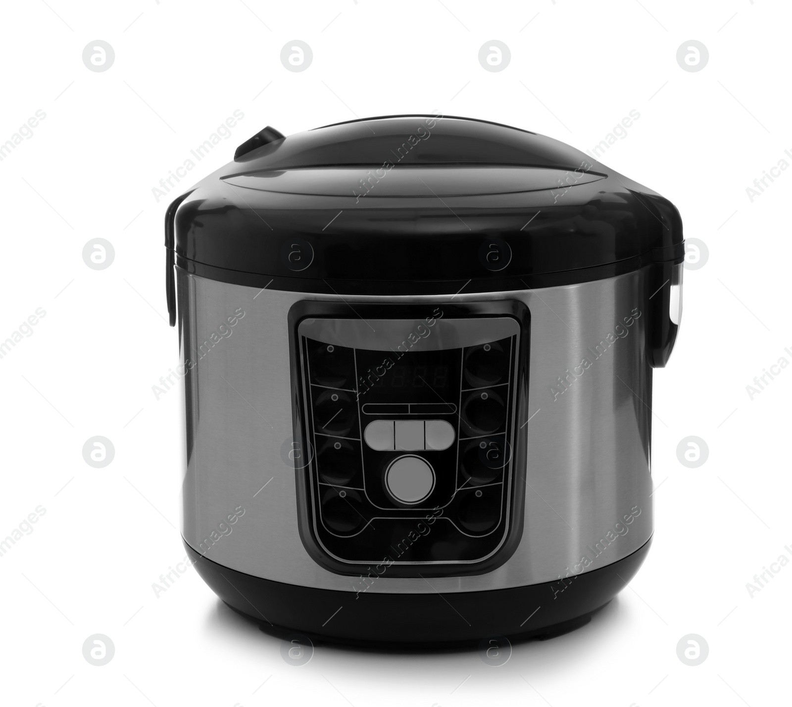 Photo of Modern electric multi cooker on white background