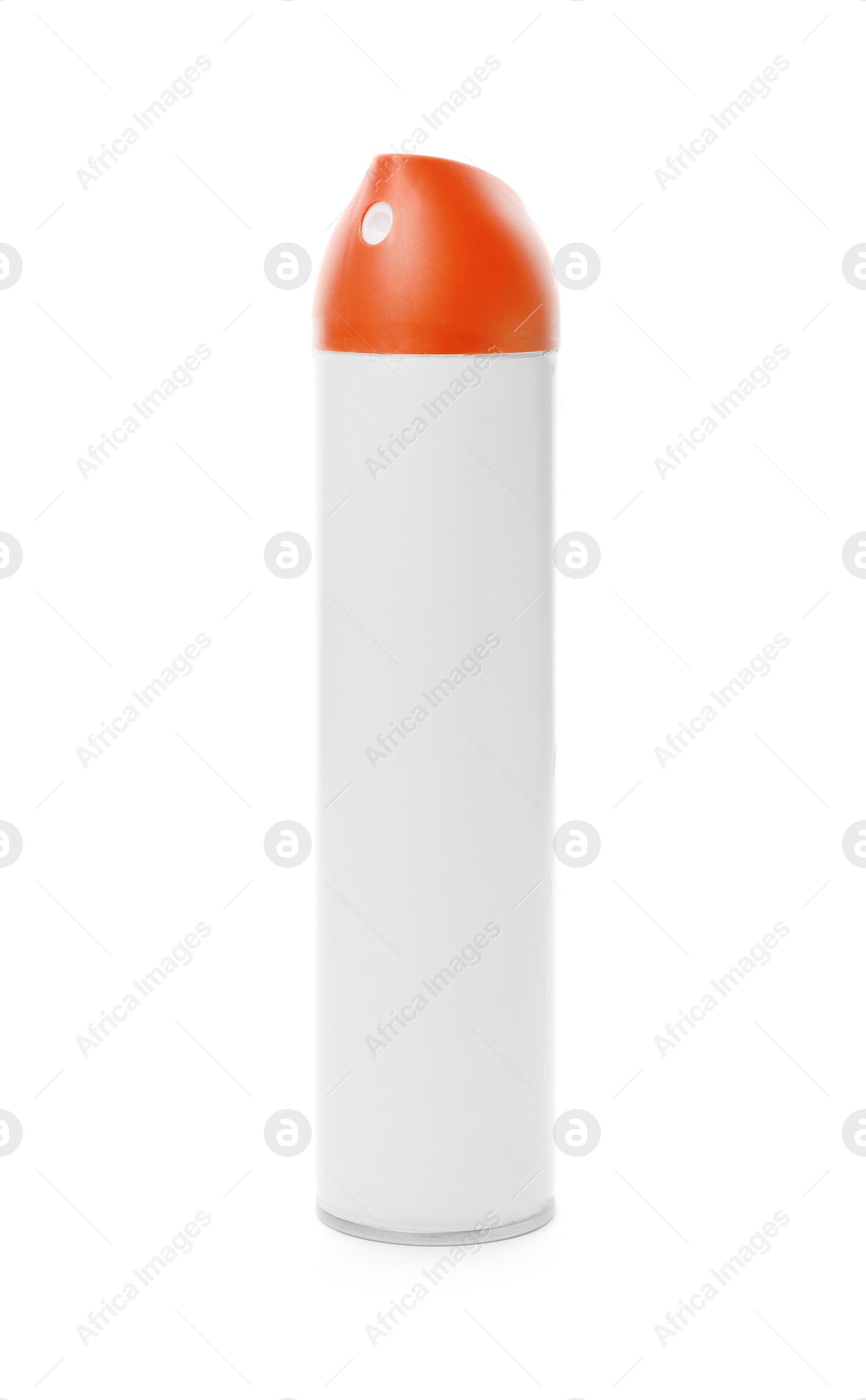 Photo of Spray air freshener on white background