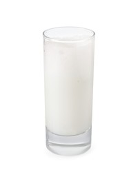 Photo of Glass of fresh milk isolated on white