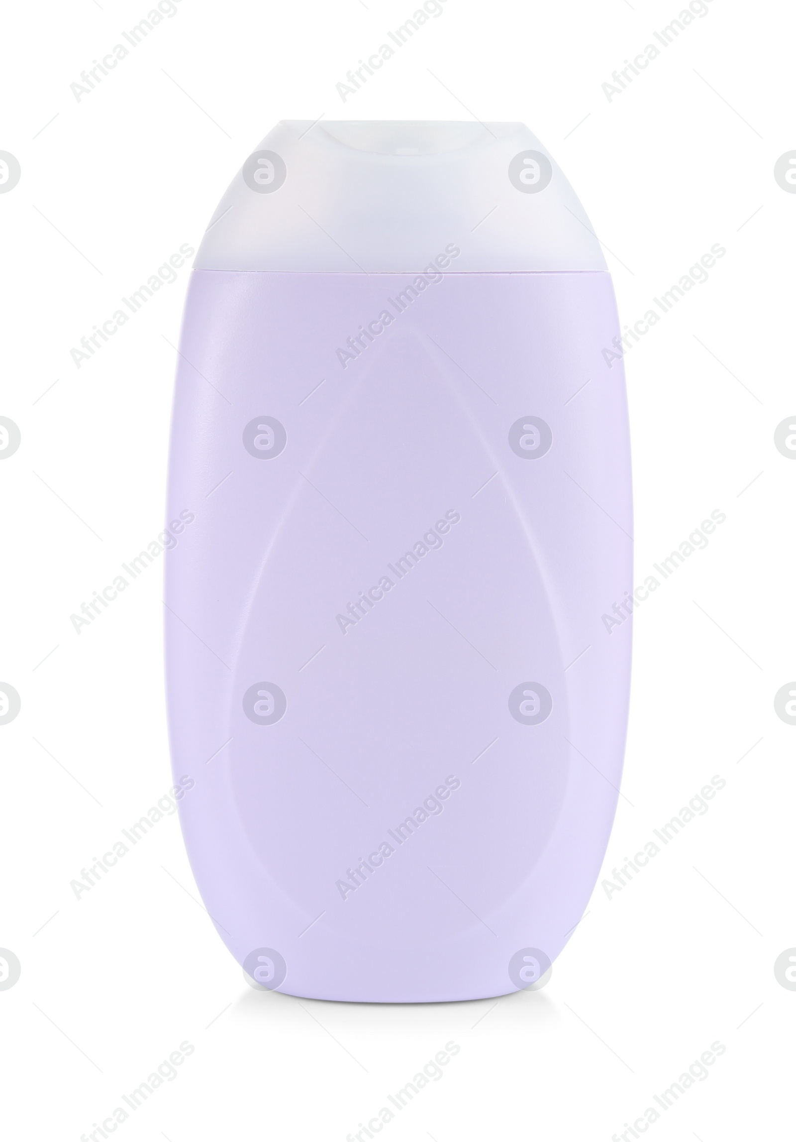 Photo of Bottle of bath foam isolated on white