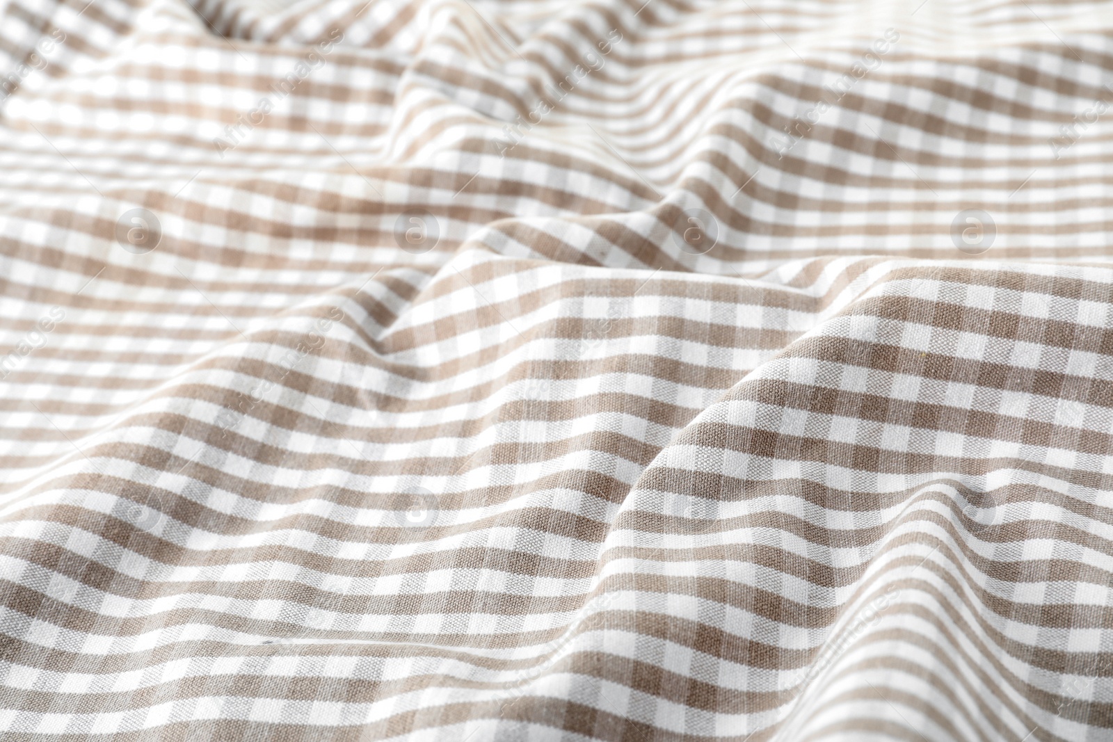 Photo of Texture of textile table napkin, closeup view