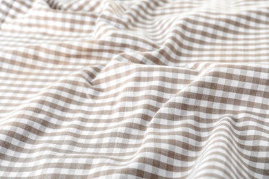 Photo of Texture of textile table napkin, closeup view