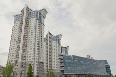 Photo of Beautiful view of cityscape with modern buildings