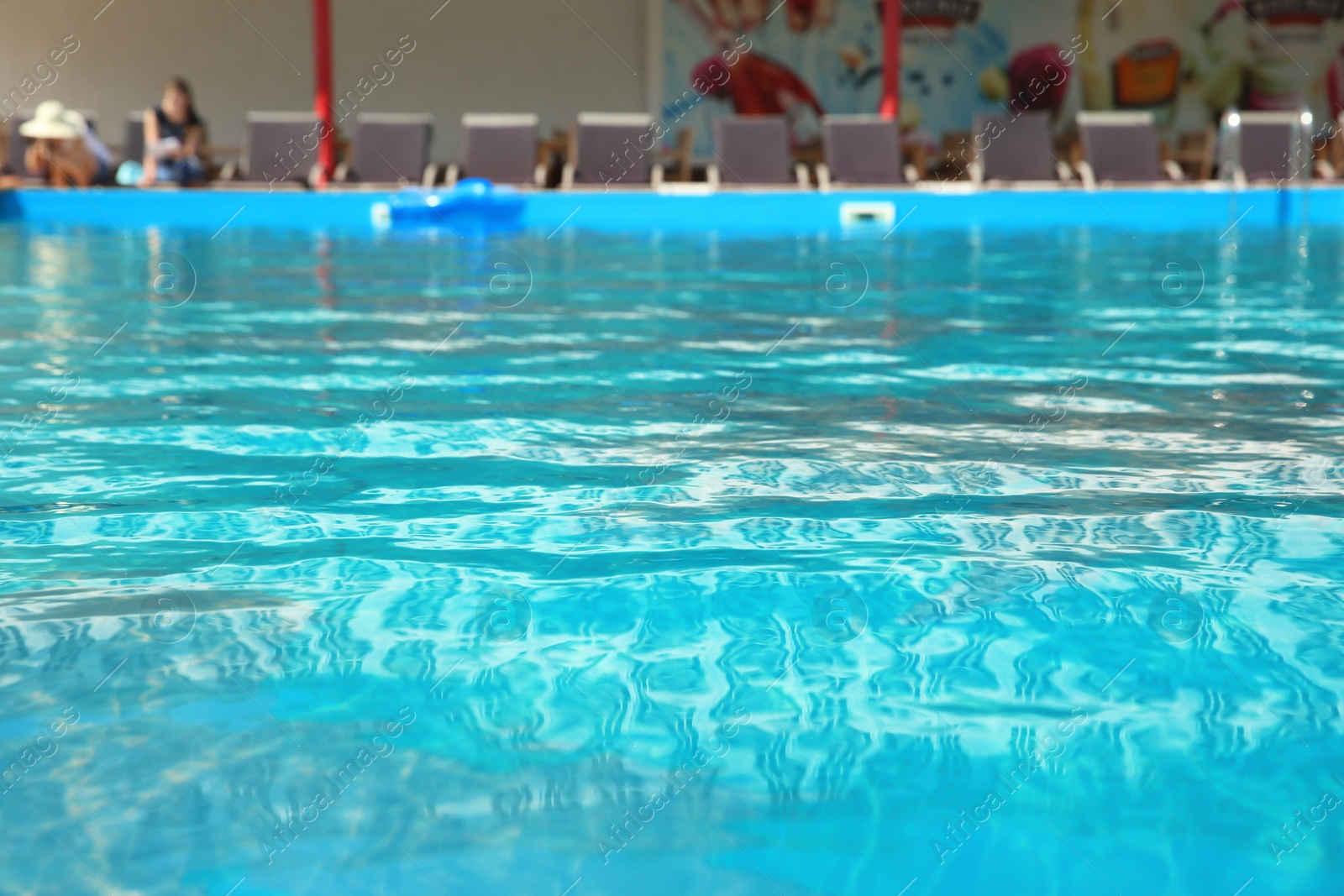 Photo of Clear refreshing water in swimming pool