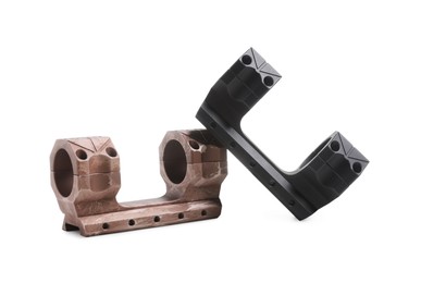 Photo of Quick disconnect sniper cantilever scope mounts on white background