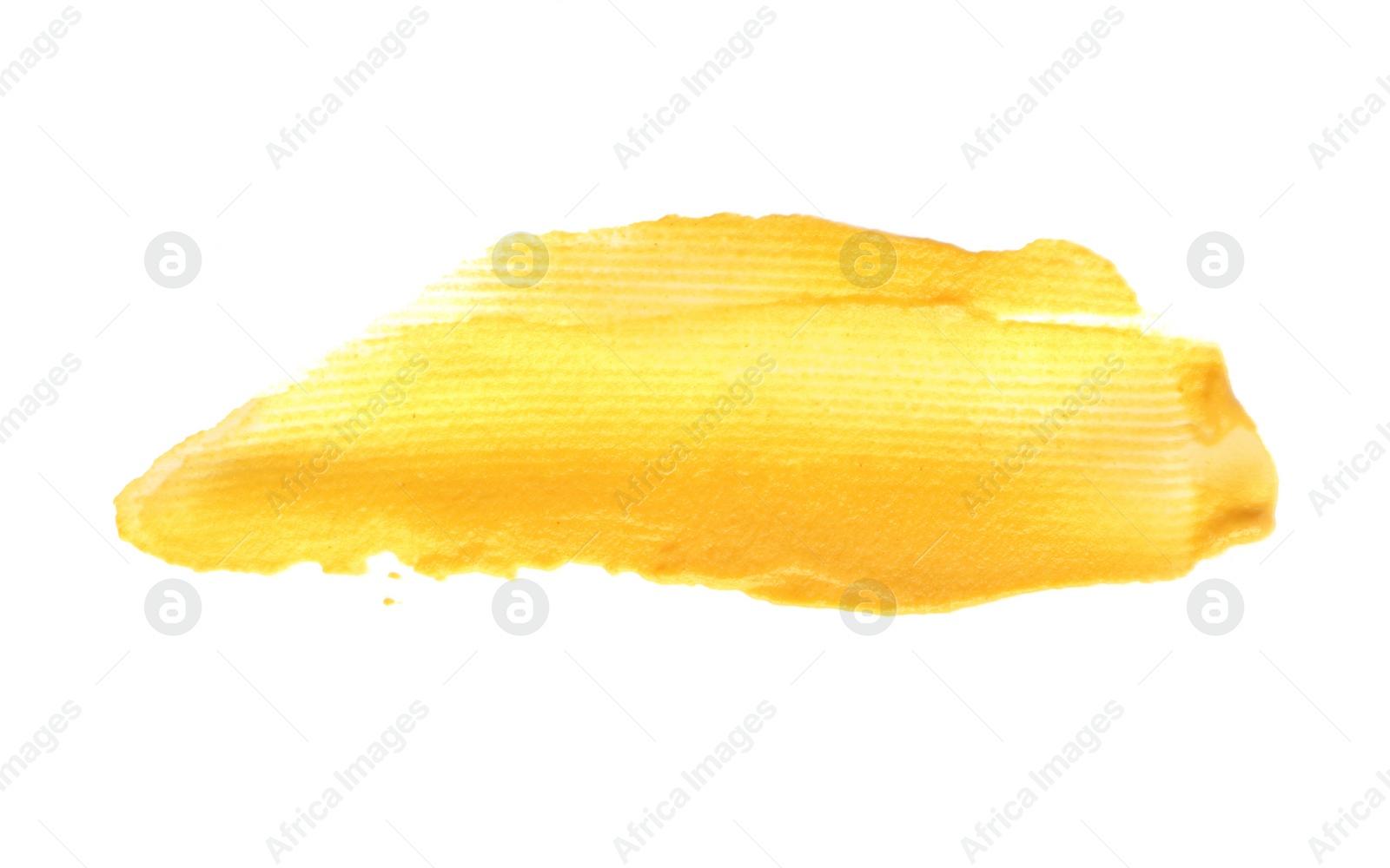 Photo of Tasty mustard isolated on white, top view. Spicy sauce