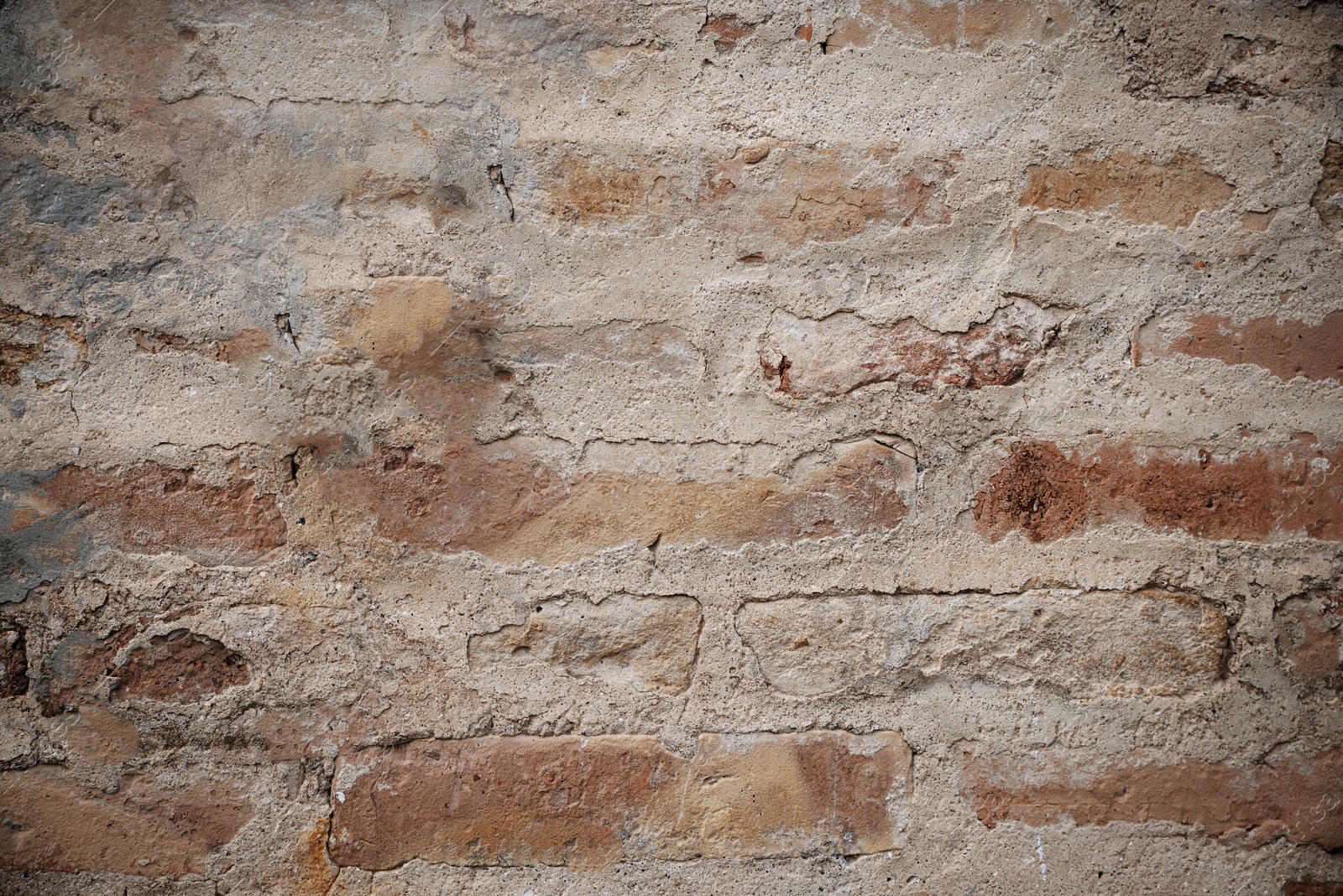 Photo of Texture of old brick wall as background