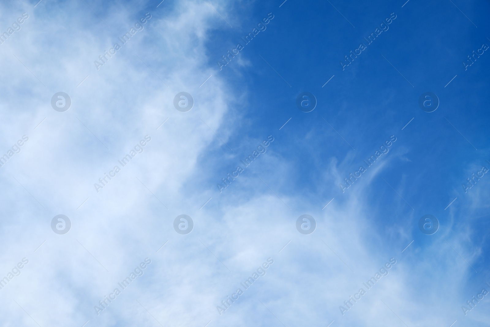 Photo of Beautiful blue sky with clouds on sunny day